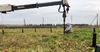 Установка винтовых свай Невинномысск цена от 3143 руб.